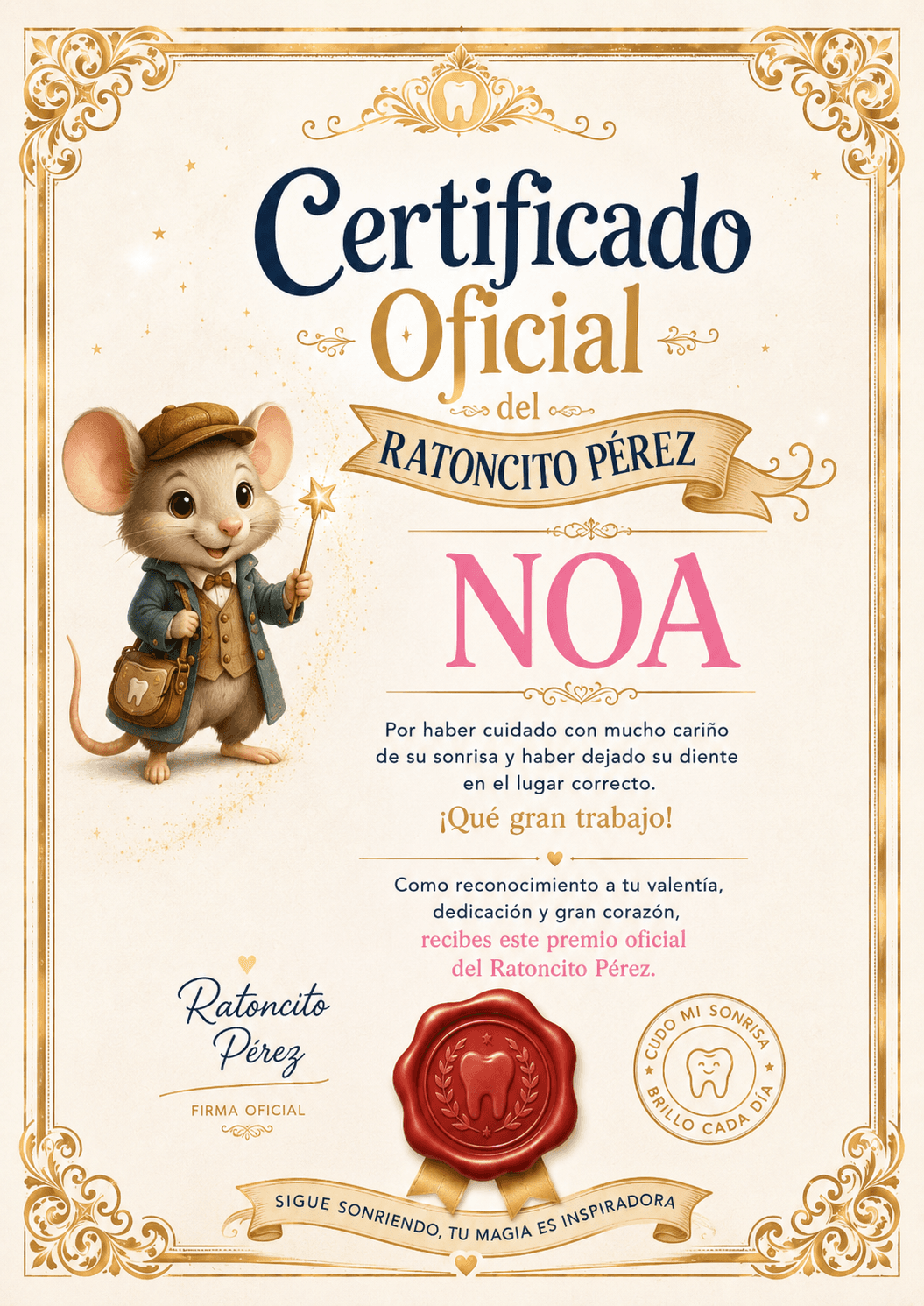 Certificado mágico
